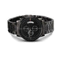Custom Gift for Him - Black Chronograph Watch for Dad, Son, or Husband