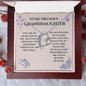 To my Precious Granddaughter Forever Love Necklace