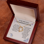 To my Precious Granddaughter Forever Love Necklace