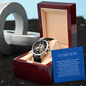 To My Son Openwork Watch