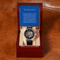 To My Son Openwork Watch