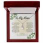 Your Favorite Reason for Wine - Mom -Alluring Beauty Necklace