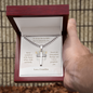 Enduring Love, Endless Blessings - Easter- Cuban Link Chain with Engraved Artisan Cross