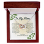 Your Favorite Reason for Wine - Mom -Interlocking Hearts Necklace