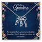 "Always Close to Our Hearts: Personalized Vertical Name Necklace for Grandma"