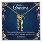 "Always Close to Our Hearts: Personalized Vertical Name Necklace for Grandma"