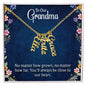 "Always Close to Our Hearts: Personalized Vertical Name Necklace for Grandma"
