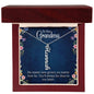 "Always Close to Our Hearts: Personalized Vertical Name Necklace for Grandma"