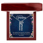 "Always Close to Our Hearts: Personalized Vertical Name Necklace for Grandma"