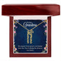 "Always Close to Our Hearts: Personalized Vertical Name Necklace for Grandma"