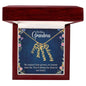 "Always Close to Our Hearts: Personalized Vertical Name Necklace for Grandma"
