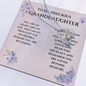 To my Precious Granddaughter Forever Love Necklace
