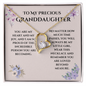 To my Precious Granddaughter Forever Love Necklace