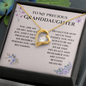 To my Precious Granddaughter Forever Love Necklace