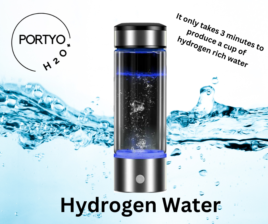 Portyo H2O+ Portable Ionized Water Hydrogen Bottle™