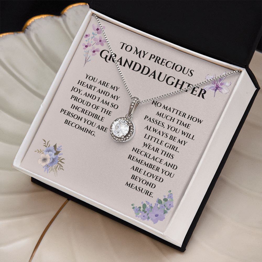 To My Precious Granddaughter Eternal Hope Necklace