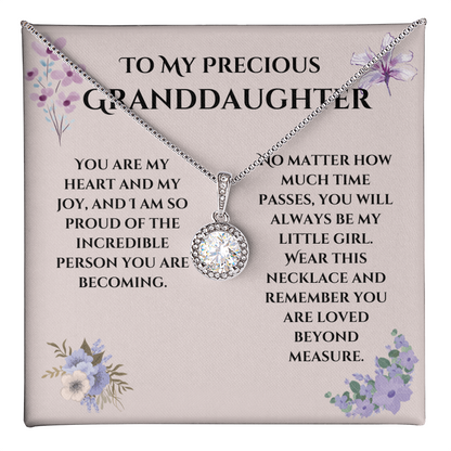 To My Precious Granddaughter Eternal Hope Necklace