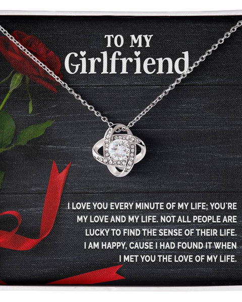 Love Knot Necklace To my Girlfriend