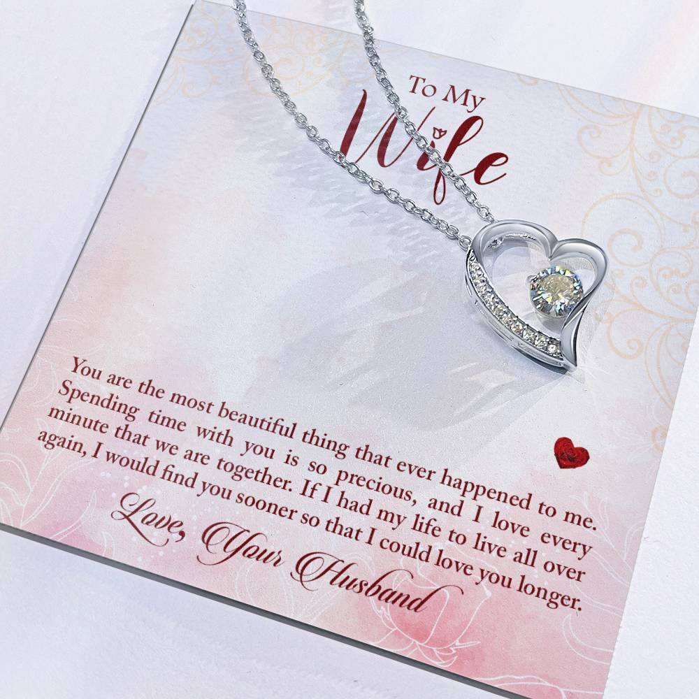 Forever Love Necklace To My Wife