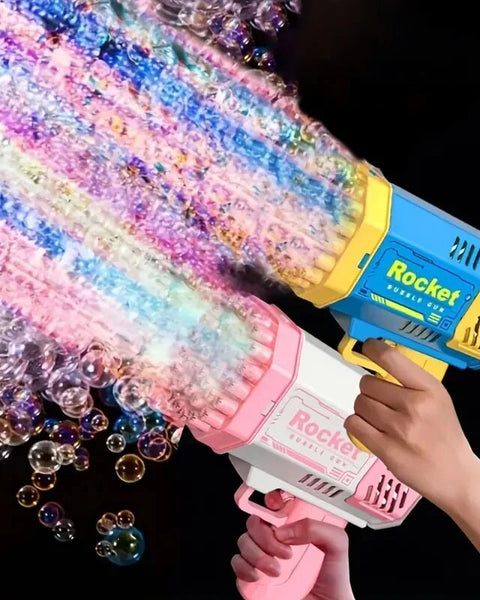 40 Hole Bubble Machine Fully Automatic Bubble Blowing Light Outdoor Bubble Machine without Battery without Bubble Water