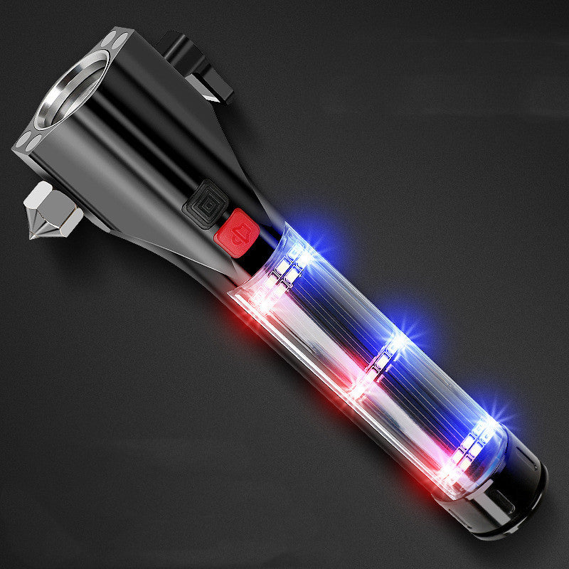 Multifunctional Strong Light Flashlight Car Safety Cone