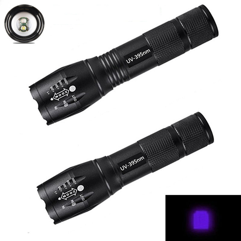 395nm 365nm flashlight detection light