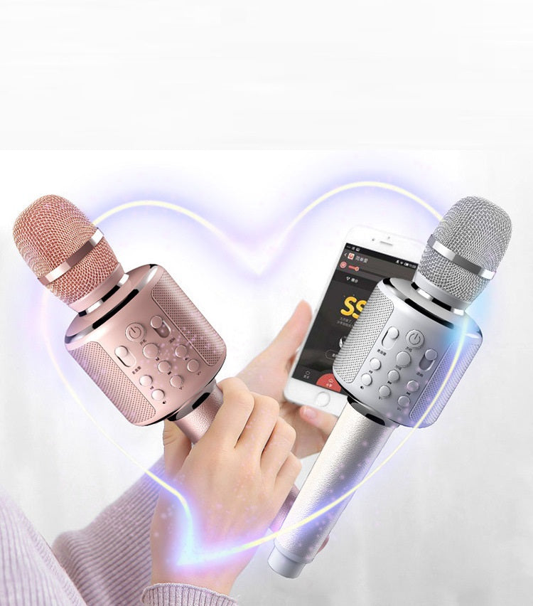 Wireless Bluetooth Microphone Karaoke Capacitor Microphone Mobile Phone Computer Microphone