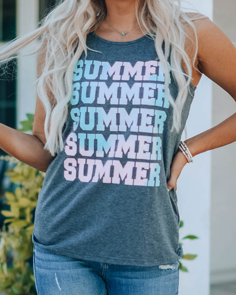 SUMMER Graphic Tank Top