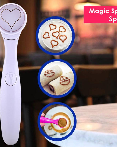 16 Patterns Spice Spoon Electric Coffee Stencils Coffee