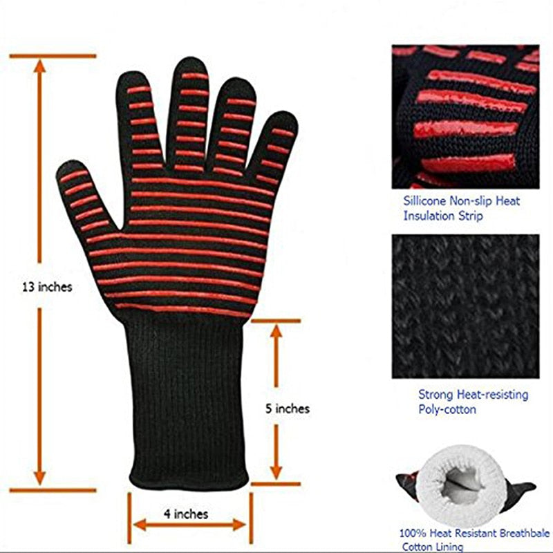 1Pc BBQ Glove Heat Resistant