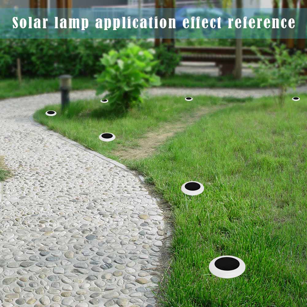 Waterproof Solar Panel Lawn Lamp Garden Yard Path Lawn Solar Lamps Outdoor Grounding Sun Light Built In Battery Colorful