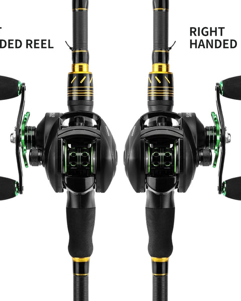 LINNHUE Best Fishing Reel BS2000 Baitcasting Reel 8.1:1 High Speed 8KG Max Drag Reinforced Reel Drag Reel Carp Reel Fishing