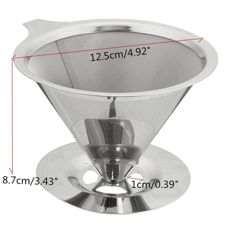 Double Layer Stainless Steel Coffee Filter