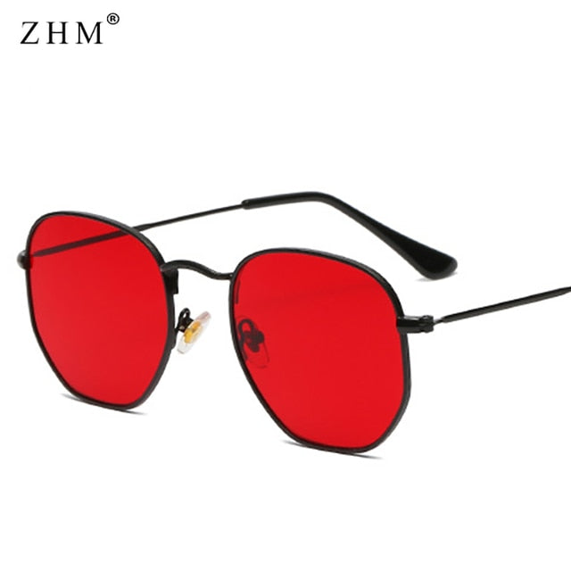 Metal Frame Pilot Mirror Sunglasses