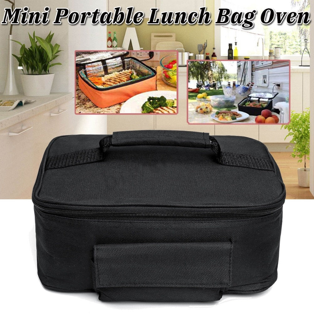 Rapid heating 220V Mini Square Personal Portable Lunch Oven Bag Instant  Heater Warmer Electric Oven PE Alloy Heating Lunch Box