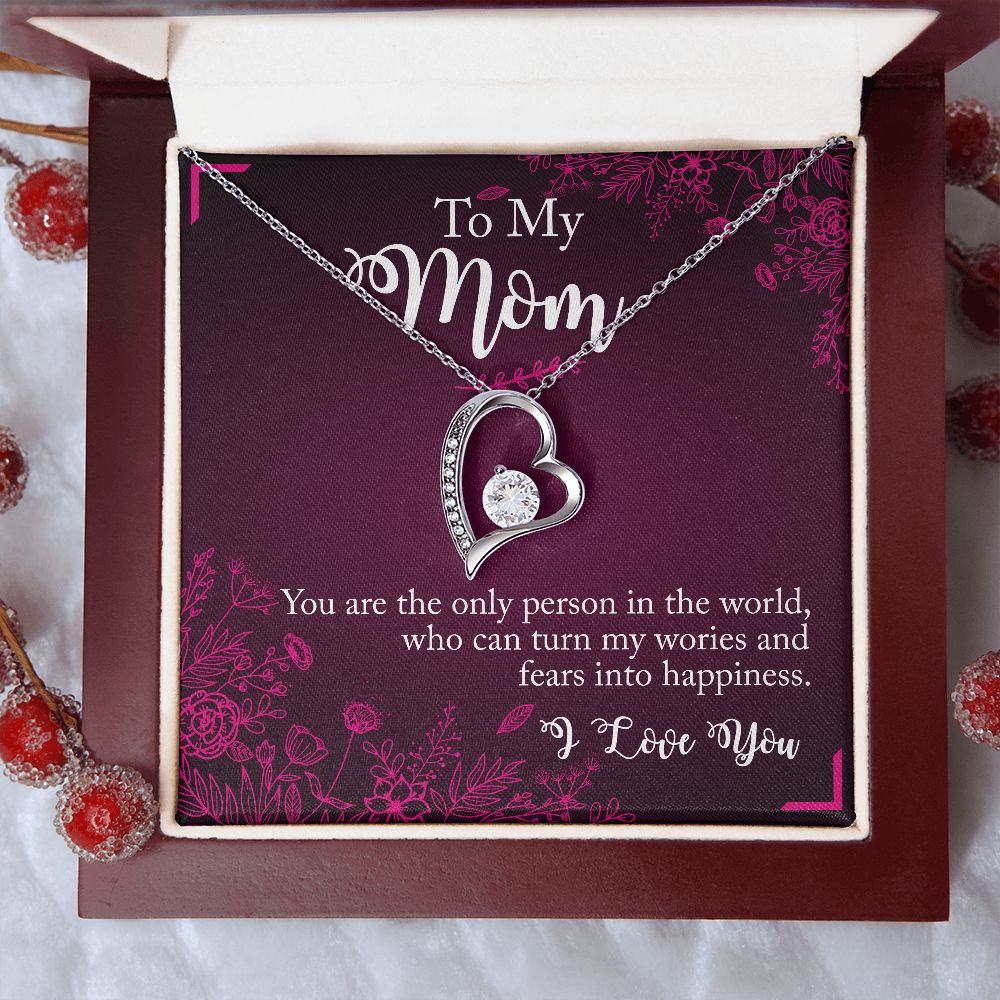 To My Mom Forever Love Necklace