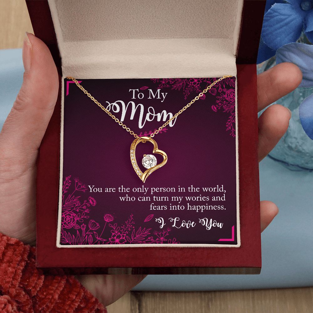 To My Mom Forever Love Necklace