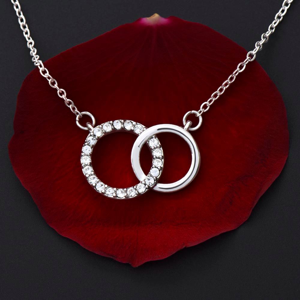 To My Beautiful Wife Perfect Pair Necklace