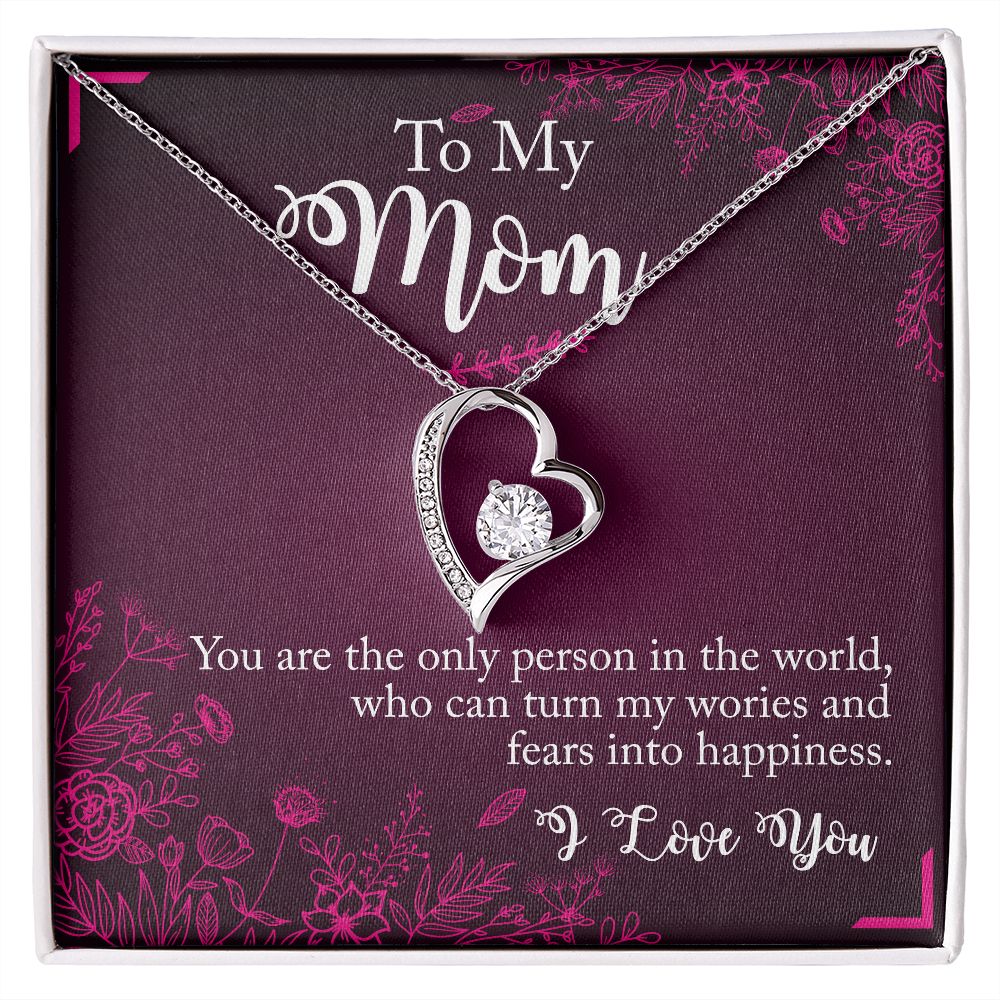 To My Mom Forever Love Necklace