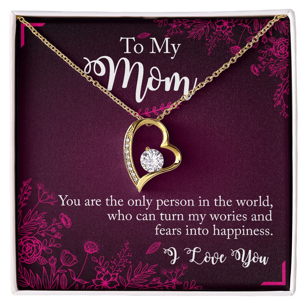 To My Mom Forever Love Necklace