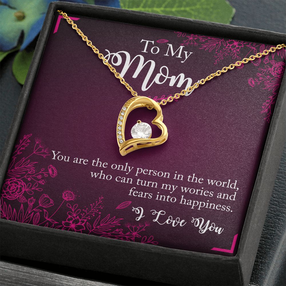 To My Mom Forever Love Necklace