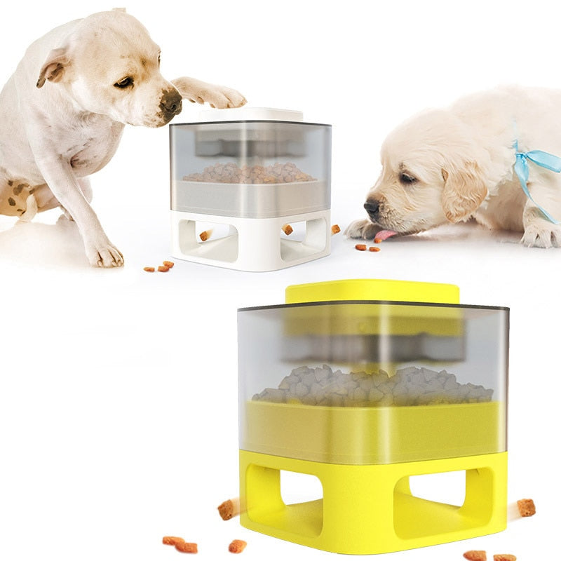 New Puzzle Dog Slow Food Feeder Funny Press Training Pet Puppy Automatic Eating Toys Feeder For Pets Dogs Dispenser Feeding Toy