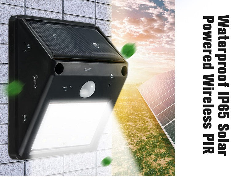 Mising Waterproof 12 LED Solar Light Solar Power PIR Motion Sensor LED Garden Light Outdoor Pathway Sense Solar Lamp Wall Light