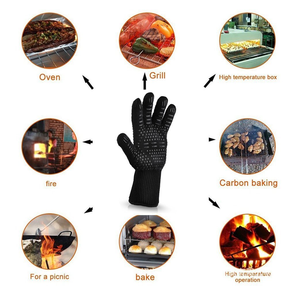 1Pc BBQ Glove Heat Resistant